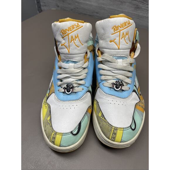 REEBOK X Hasbro Vintage Monopoly Money‎ Courtee Mid Sneakers RARE 7.5 US EU 40
